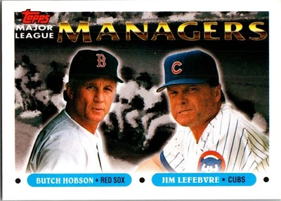 1993 Topps #502 Butch Hobson / Jim Lefebvre Inaugural Rockies - Image 1 of 2