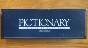First Edition Pictionary Board Game Complete Quick Draw Vintage 1985 Original - Picture 1 of 13
