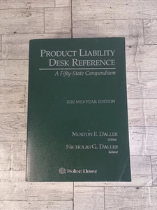 Product Liability Desk Reference A 50 State Compendium 2020 Mid-Year Edition - Picture 1 of 11