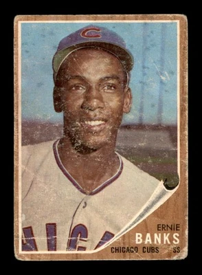 1962 Topps #25 Ernie Banks   FAIR X3052933 - Image 1 of 2