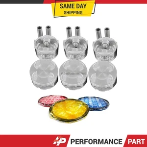 Pistons w/ Rings for 98-02 Mazda 2.5L V6 DOHC 24v - Bild 1 von 3