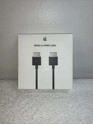 Apple 1.8m Male to Male 19 Pin HDMI Video/Audio Cable Mac Mini/TV Factory Sealed - Image 1 of 4