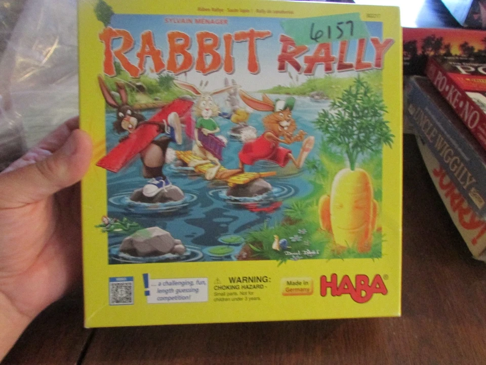 2016 HABA Board Game Rabbit Rally -  AMAZING CONDITION! Wooden - Image 1 of 4