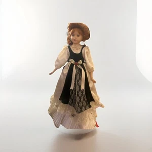 Ashley Bell 26 Inch Red Headed Porcelain Doll With Stand - Picture 1 of 5