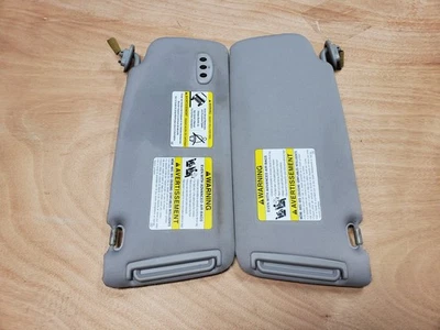 2006-2014 Subaru B9 Tribeca Right Left Sun Visor Homelink Lighted Gray OEM - Imagem 1 de 4