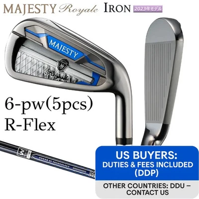 Majesty Royale 2023 6-pw 5pcs Iron Set R-Flex LV550 Graphite w/Headcover - Image 1 of 4