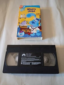 Blue's Clues Blues Job's VHS 2006 Late Era Nick Jr. VERY RARE HTF - Picture 1 of 8