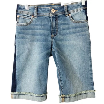 Pantalones Cortos de Denim INC International Concepts Para Mujer Calce Regular Puños Talla 2 Nuevos con Etiquetas Foto 1 de 4