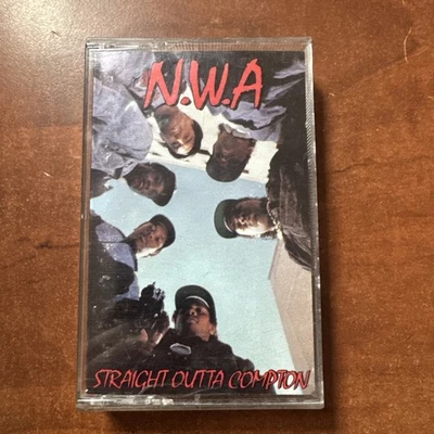 Vintage NWA Straight Outta Compton Cassette Tape Ruthless Records 1988 - Image 1 of 3