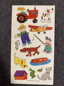 Bauernhof Stickerbogen Sammelalbum Basteln Sticker - Bild 1 von 2