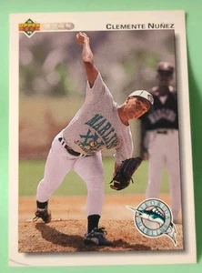 1992 Upper Deck - Clemente Nunez #701 - Florida Marlins - Rookie - Picture 1 of 2