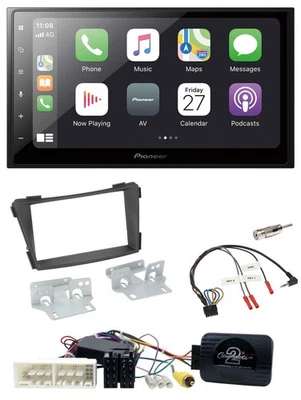 Pioneer Lenkrad Bluetooth DAB 2DIN USB Autoradio für Hyundai i40 VF ab 16 schwar - Bild 1 von 4