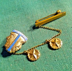 International Thespian Society Member Pin Drama Theater Honor Society w/ Charms - Picture 1 of 4