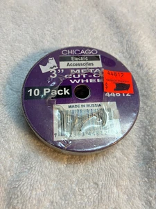 Chicago Electric Power Tools 3” rueda de corte de metal paquete de 10 - Imagen 1 de 3