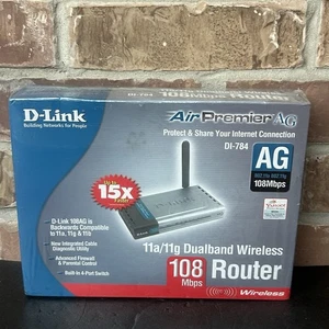 D-Link DI-784 Wireless 108AG Router 11a/11g Dualband - Picture 1 of 5