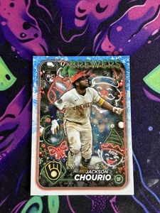 2024 Topps Holiday - Holiday Variation Jackson Chourio #H119 (RC) - Picture 1 of 1