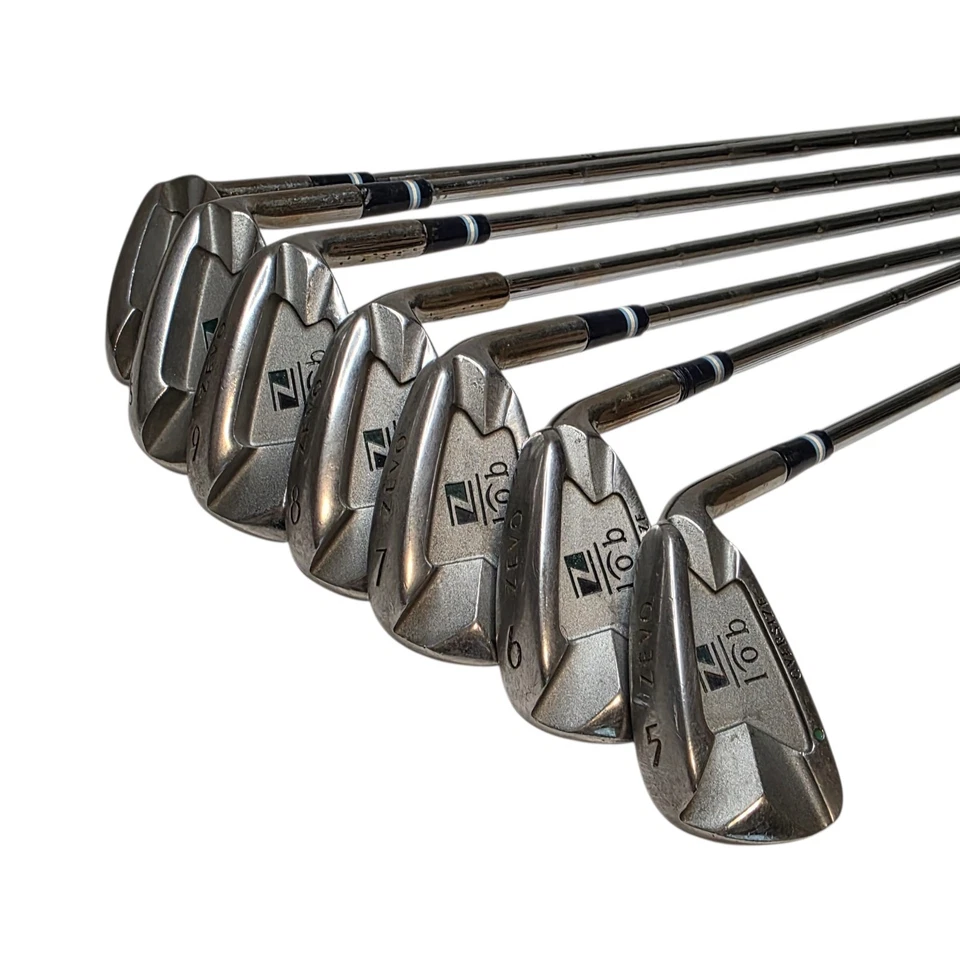 Zevo Z Lob Oversize Iron Set - RH, 5-Lob Wedge, P/S Wedge, Stiff Steel, Lot of 7 - Image 1 of 4