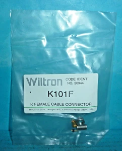 Wiltron K101F Anritsu 3mm K Connector Female DC-40GHz for K118 Cable Sealed NOS - Picture 1 of 2