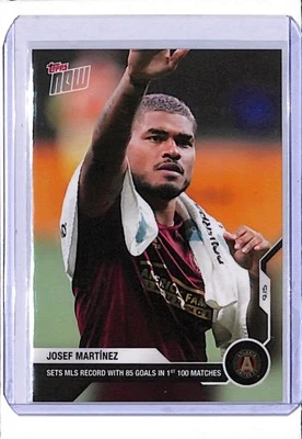 2021 TOPPS NOW MLS #141 JOSEF MARTINEZ - PRINT RUN: 112 - SETS MLS RECORD! - Image 1 of 2