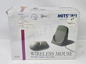 VTG 1995 NOS Mitsumi ECM-Series Wireless Mouse, RF, Serial Port Receiver, Rare - Picture 1 of 10