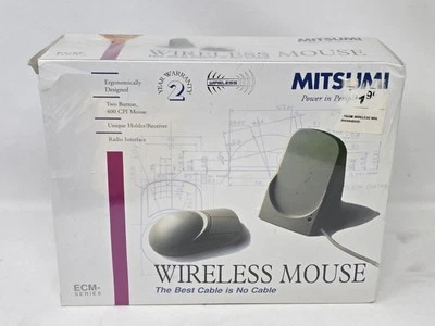 VTG 1995 NOS Mitsumi ECM-Series Wireless Mouse, RF, Serial Port Receiver, Rare - Image 1 of 4