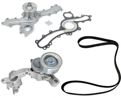Tensor de correa y correa de bomba de agua para Toyota Tacoma 4,0 L 2005 2012 2014 2015 Foto 1 de 4