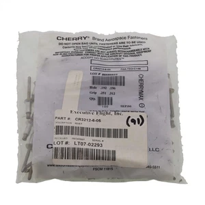 New Textron Aerospace CherryMax Rivet P/N CR3212-6-05 - Bag of 91 - Picture 1 of 1