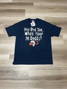 Vintage Y2K 2004 NY Yankees Shirt (Red Sox Whos Your Daddy) NY MLB Baseball Herren XL - Bild 1 von 11