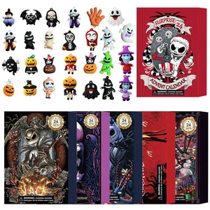 2024 Halloween Advent Calendar Halloween Countdown 24 Days Surprise Gifts Toys - Picture 1 of 58