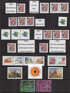 US 2022 KOMPLETT NH COMMEMS + DEFINS + SPULENPAARE JAHRESSET 139 Briefmarken kostenloser Versand USA - Bild 1 von 6
