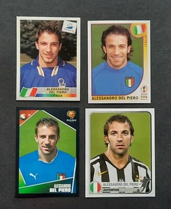 x4 🔥 SELTENES LOT ALESSANDRO DEL PIERO 98 2002 2004 2005 TOP - Bild 1 von 4