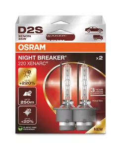XENARC NIGHT BREAKER LASER D2s 3200 lm 66240XN2-2HB Bulbo xeno OSRAM - Picture 1 of 2