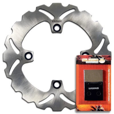Rear Brake Disc Rotor + Pads for Kawasaki ZX 12 R Ninja ZX 1200 [2000-2006] - Image 1 of 4