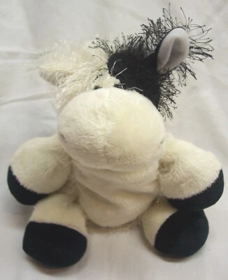 Ganz Webkinz FUZZY BLACK & WHITE COW 8" Plush Stuffed Animal Toy - Image 1 of 4