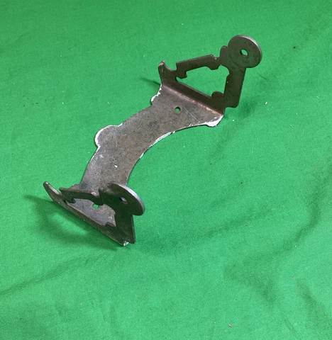 Toilet Paper Antique Holder Brass and Nickel Victorian Missing the  Wood Roller Cover