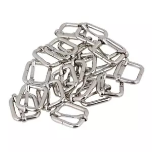 20 x Metal Buckles Slider Strap Adjuster for Hardware Bags Backpack Buckles - Picture 1 of 10