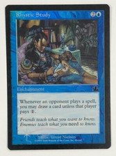 MTG RHYSTIC STUDY (FOIL) Prophecy unplayed (OldManMTG 001-458)