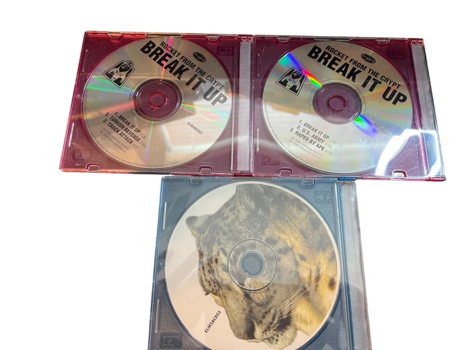 Rocket From The Crypt Rare Import CD Singles Set "Break It Up" & "On A Rope" Wit - Image 1 of 2