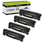 4Pk Greencycle Cf283x 83X Toner Cartridge For Hp Laserjet Pro M201dw M201d M201n