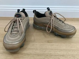 Nike Air VaporMax 97 Blur Ao4542-902 vintage coral metallic gold EU 40.5 US 9 - Picture 1 of 9