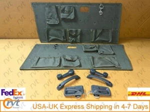 Custom Suzuki Samurai SJ410 SJ413 Door Panel Olive Green Canvas + All Fittings - Picture 1 of 3