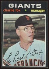 1971 Topps Charlie Fox #517 San Francisco Giants