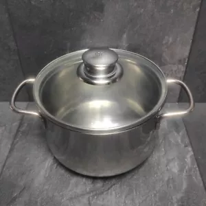 WMF Topf Kochtopf 16 cm Durchmesser WMF Cromargan Stainless Steel 18/10 - Bild 1 von 11