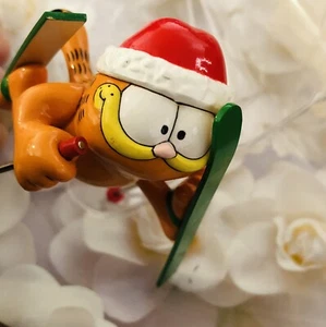Vintage Enesco Christmas Ornament - Oh Shoosh, Skiing, NWT, 1992 - Picture 1 of 13
