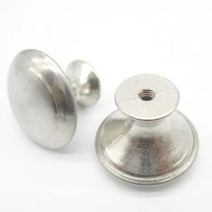 Perillas de vidrio para puerta de gabinete de cocina con mango de acero inoxidable de 25 piezas para - Imagen 1 de 11