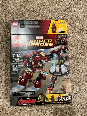 LEGO Marvel Super Heroes: The Hulk Buster Smash (76031) Complete with Box - Image 1 of 4