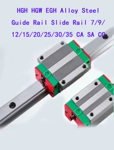 HGH HGH EGH legierter Stahl Führungsschiene 7H 9C 12 15 20 25 30 35 CA SA CC - Picture 1 of 13