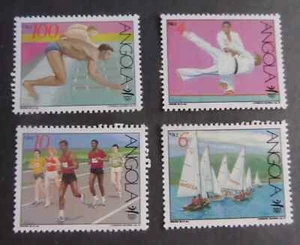Angola 1991 Juegos Olímpicos Judo Yachting Marathon SG957/60 sin montar como nuevo MNH UM - Imagen 1 de 1