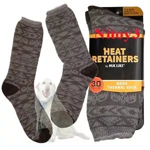 Muk Luks Wärmereicher Thermoisolierte Crew-Socken - TOG3 wärmste Herren Größe: 10-13 - Bild 1 von 1