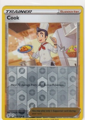 Pokemon TCG - Fusion Strike - Cook 228/264 - Foil - Trainer - Z1993 - Image 1 of 2